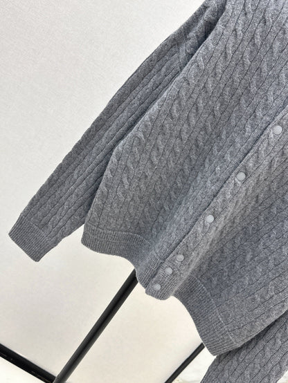 25fw knitted cardigan