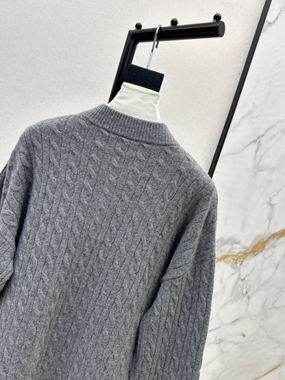 25fw knitted cardigan