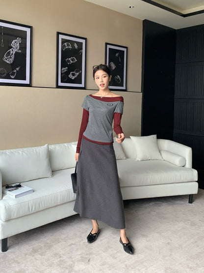 25fw off-shoulder shirt