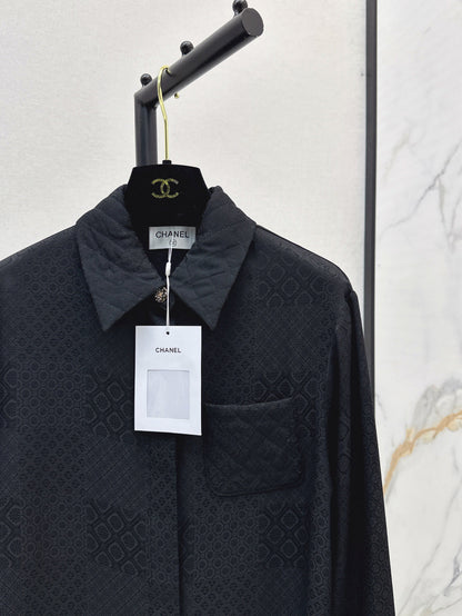 25fw jacquard silk shirt