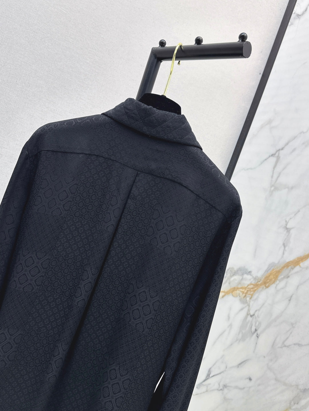 25fw jacquard silk shirt