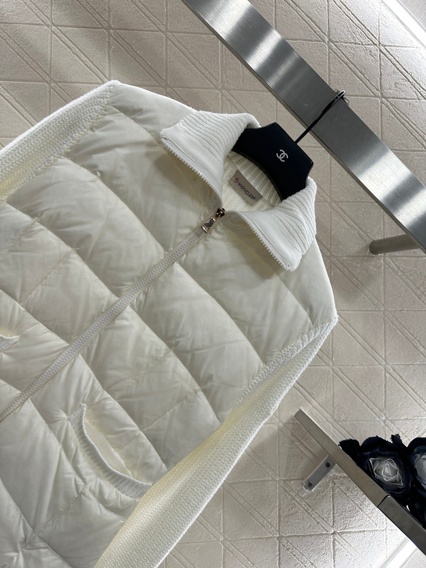 2025 Splicing method: stand up collar down jacket