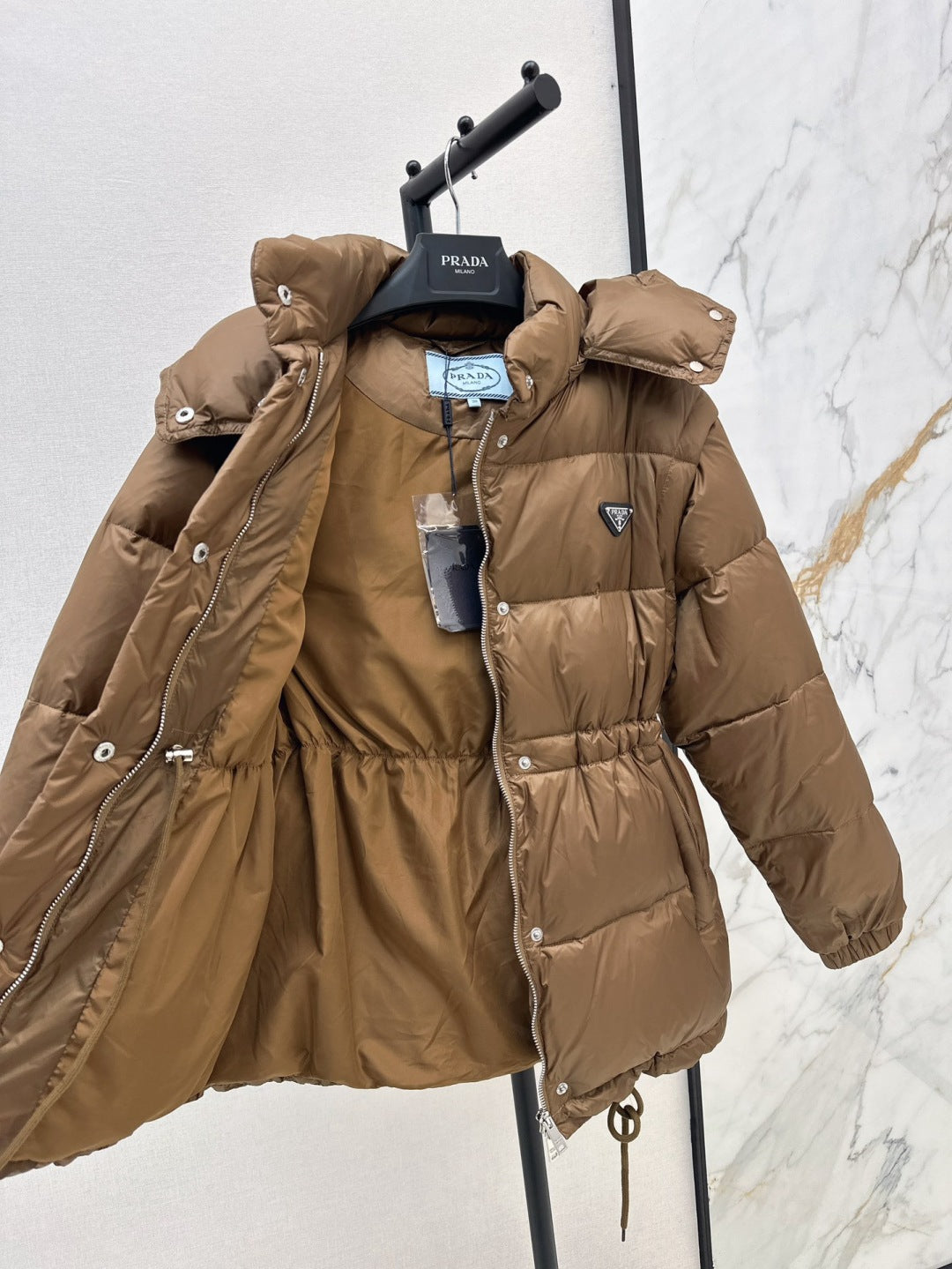 25fw removable sleeves down jacket