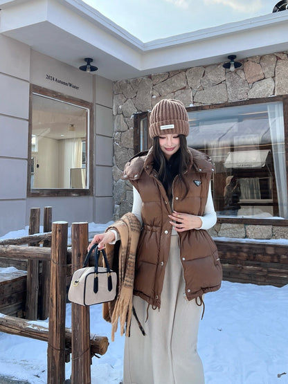 25fw removable sleeves down jacket