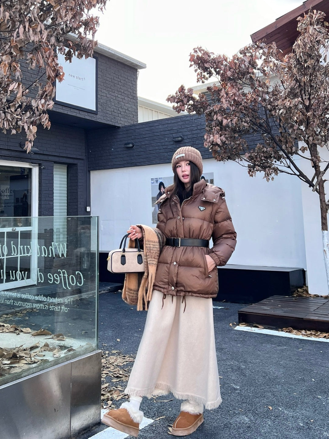 25fw removable sleeves down jacket