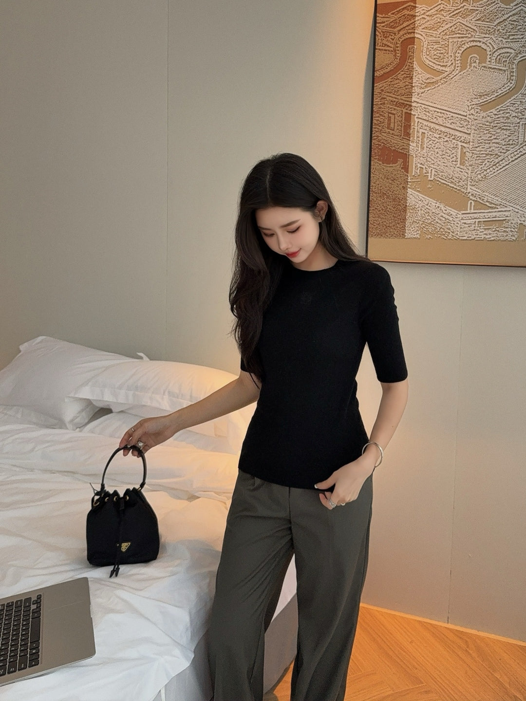 25fw knitted sweater