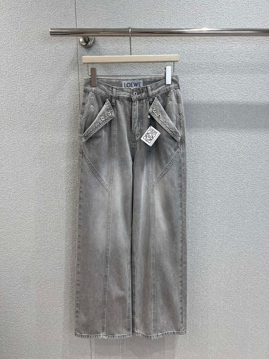 25ss embroidered jeans