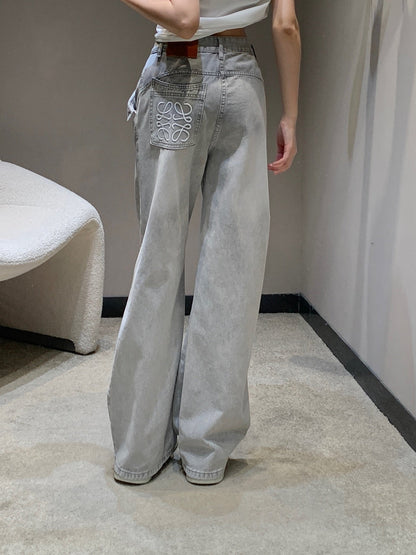 25ss embroidered jeans