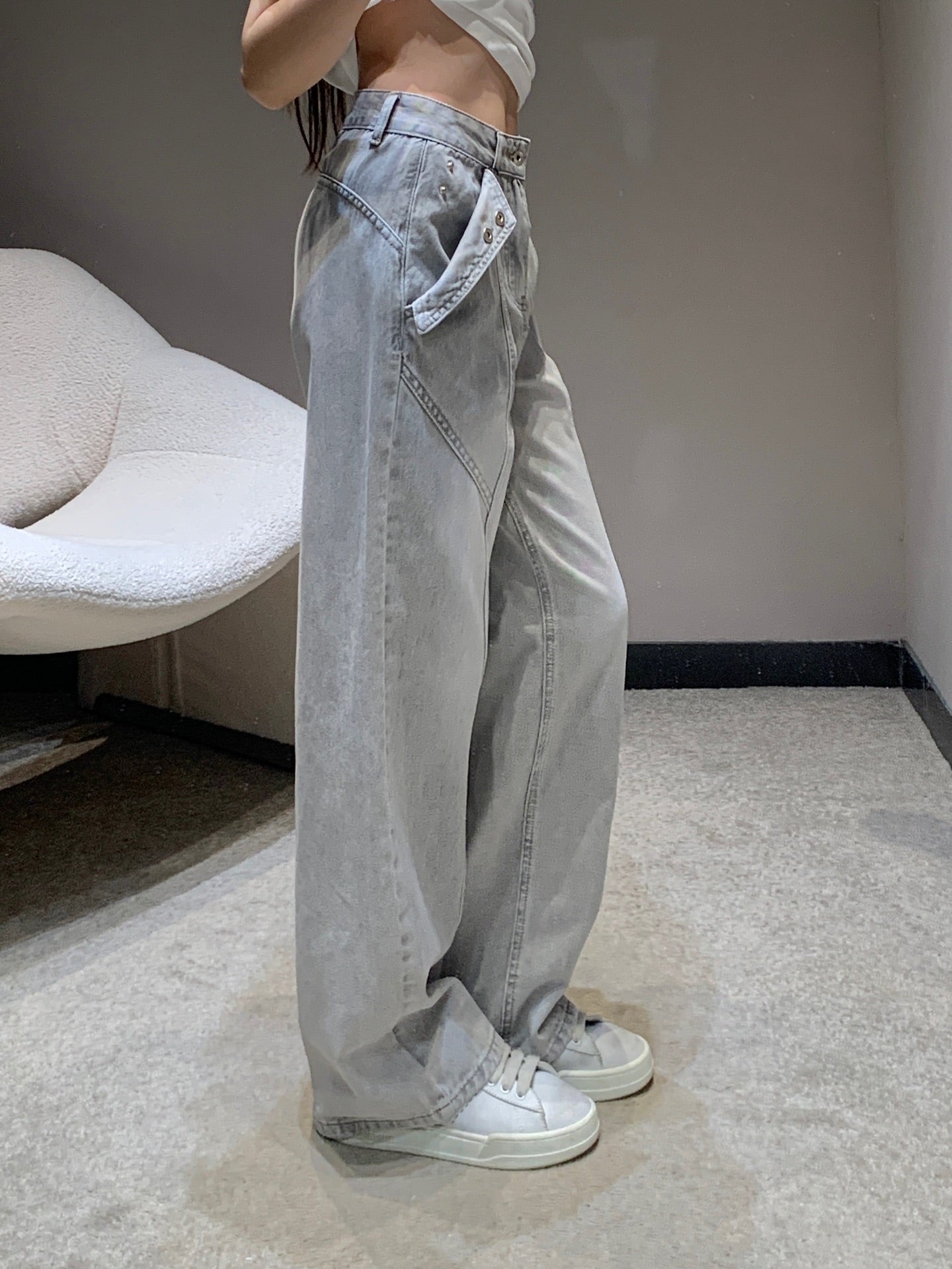 25ss embroidered jeans