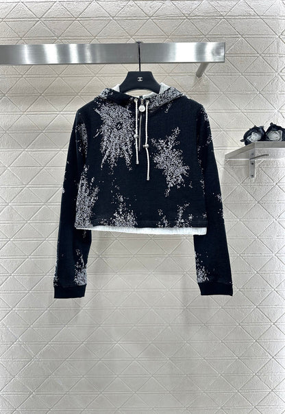 2025 New Arrival Hooded Sweatshirt and Skirt Set