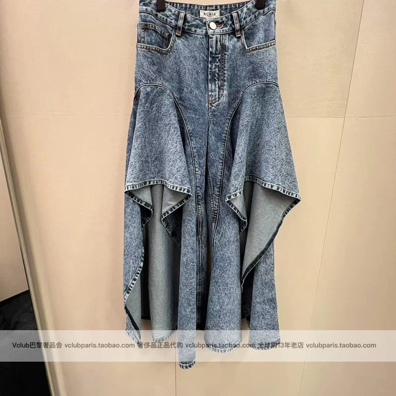 25fw ruffles jeans