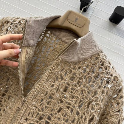 25fw embroidered cardigan