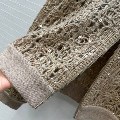 25fw embroidered cardigan