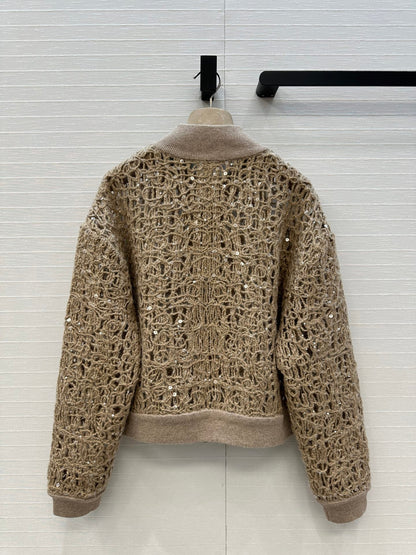 25fw embroidered cardigan