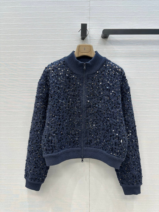 25fw embroidered cardigan