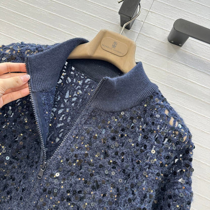 25fw embroidered cardigan