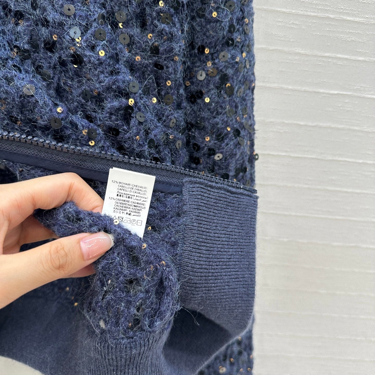 25fw embroidered cardigan