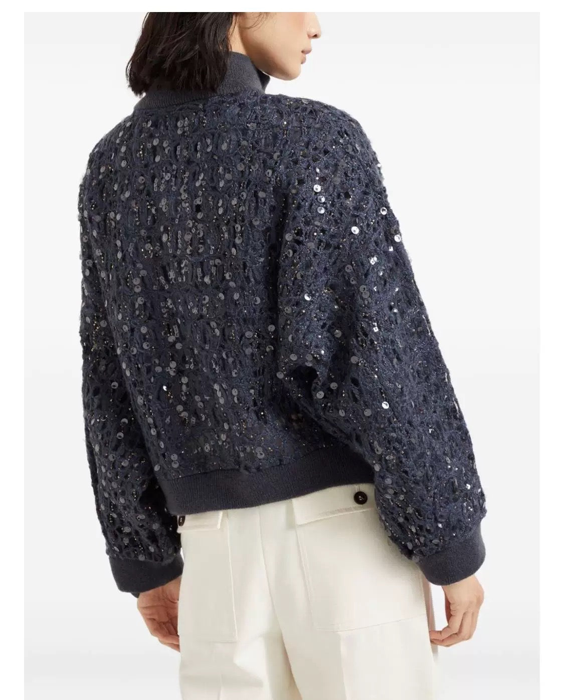 25fw embroidered cardigan