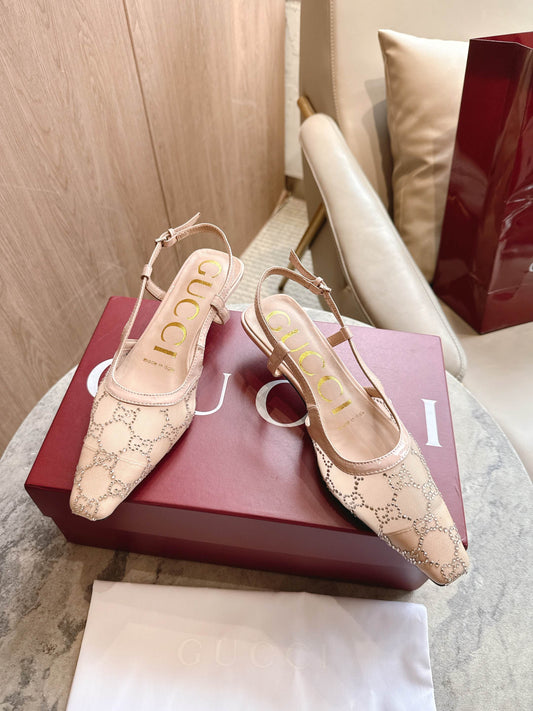 25fw  Mesh upper high heels