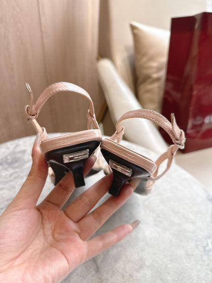 25fw  Mesh upper high heels