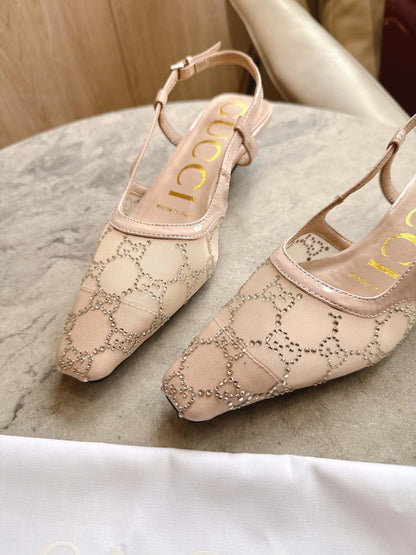 25fw  Mesh upper high heels