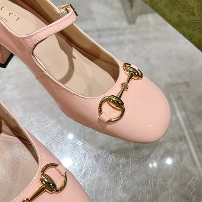 25fw Patent leather Mary Jane high heels (WHITE/PINK/BLACK/RED)