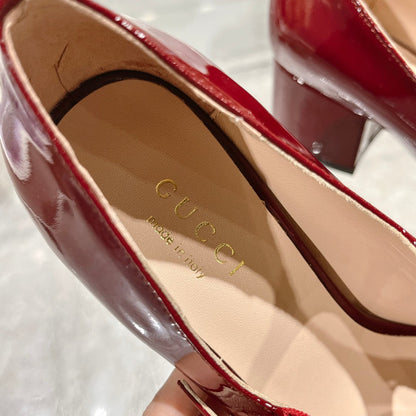 25fw Patent leather Mary Jane high heels (WHITE/PINK/BLACK/RED)