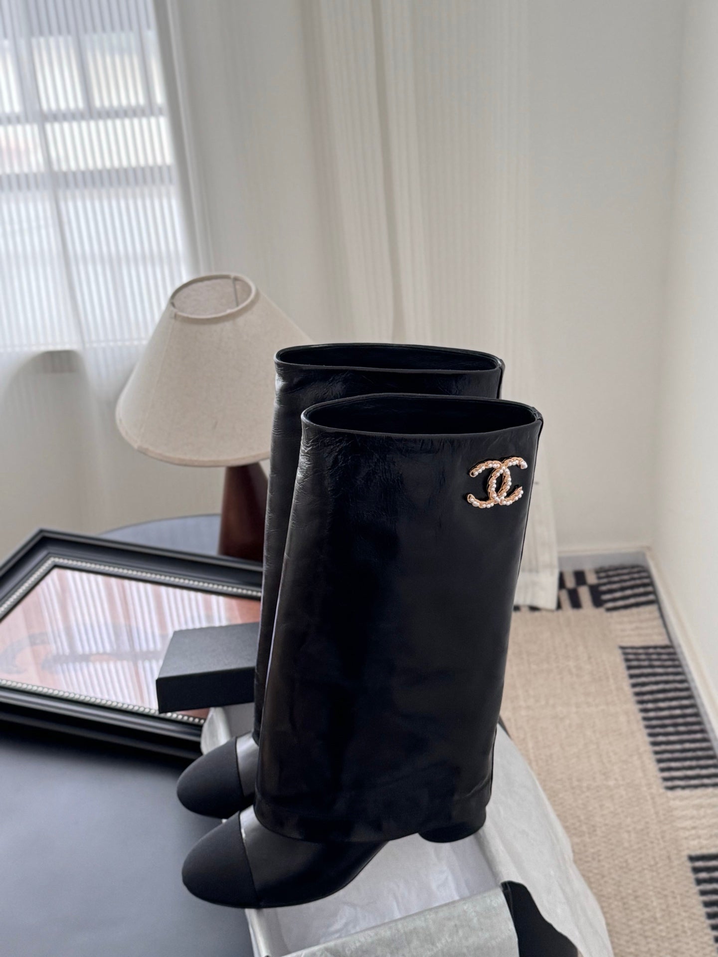 25fw new chain knight boots