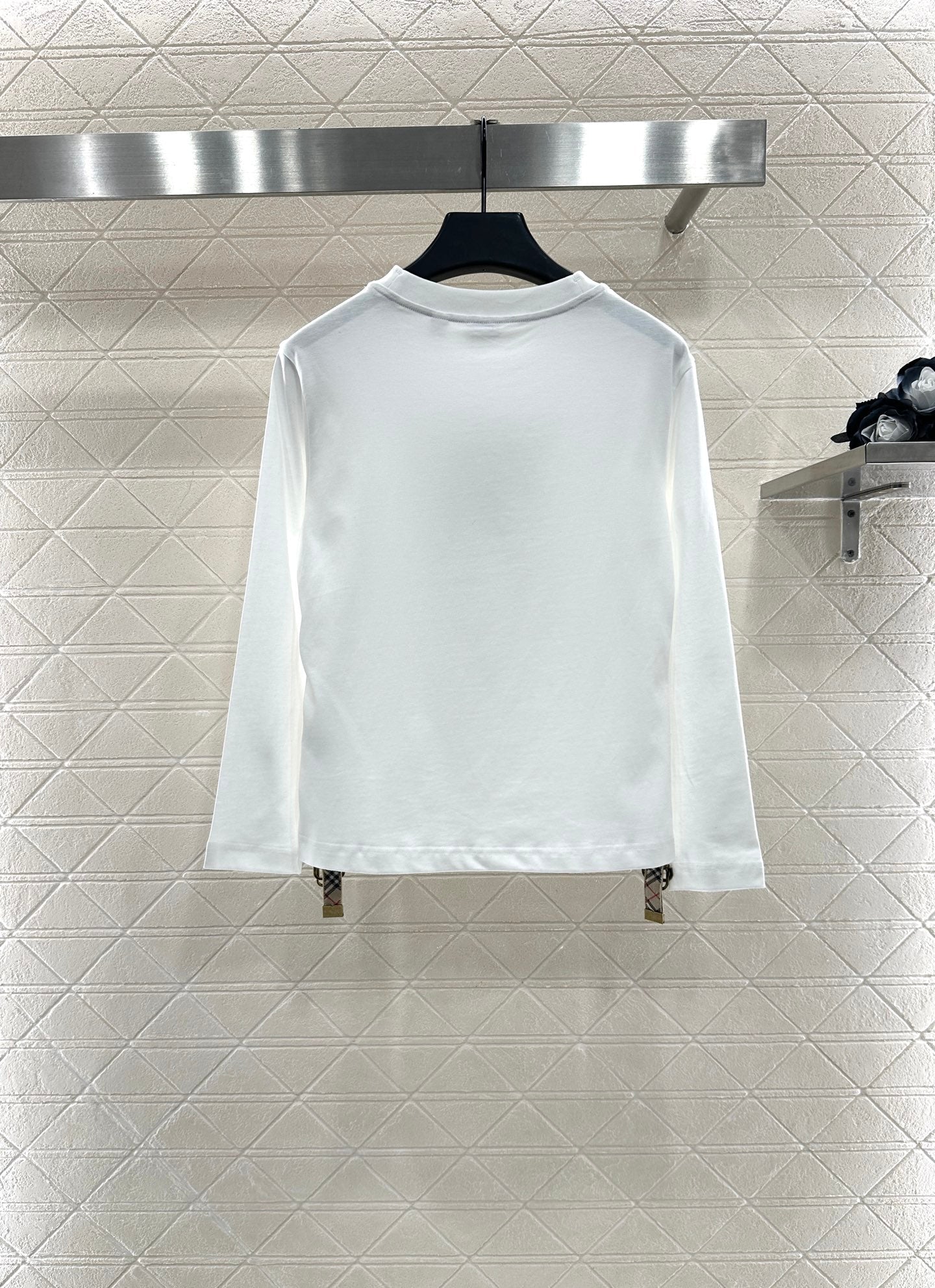 25fw Side-adjustable plaid long sleeves