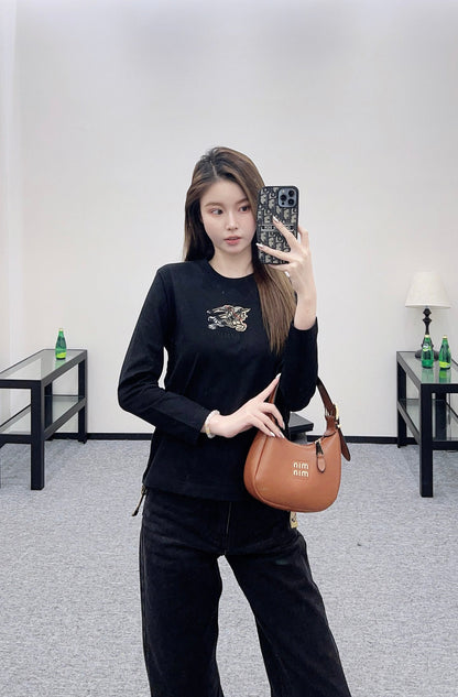 25fw Side-adjustable plaid long sleeves