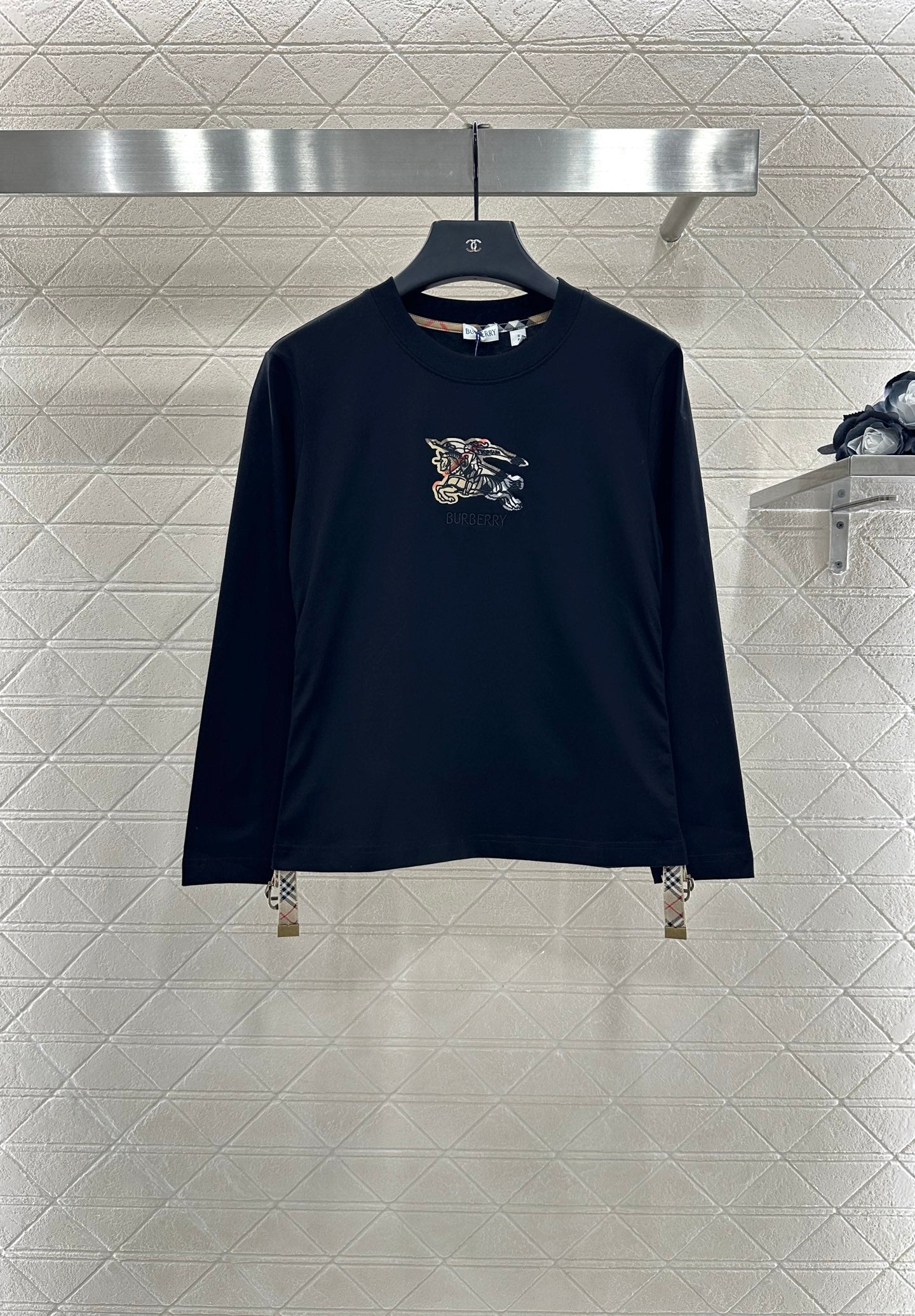 25fw Side-adjustable plaid long sleeves