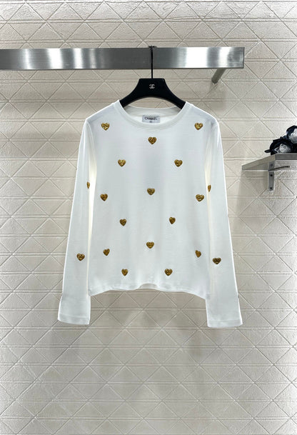 25fw Metal badge long sleeves