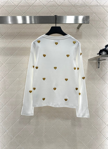 25fw Metal badge long sleeves