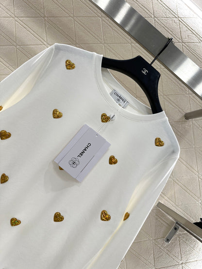 25fw Metal badge long sleeves