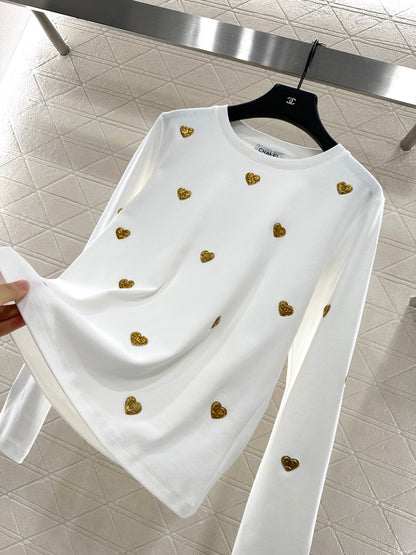 25fw Metal badge long sleeves