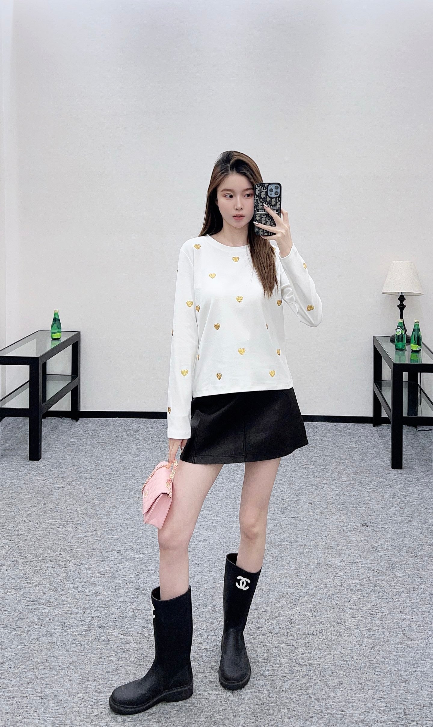 25fw Metal badge long sleeves