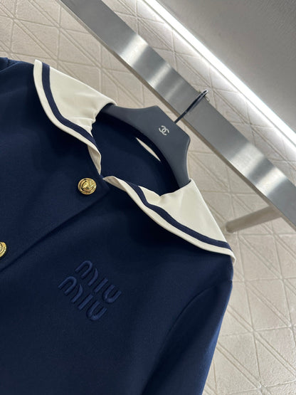 25fw Shawl Collar Jacket Pleated Skirt Suit