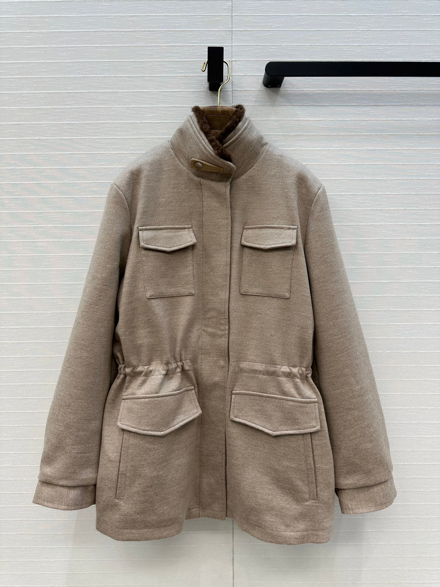 25fw mink fur jacket