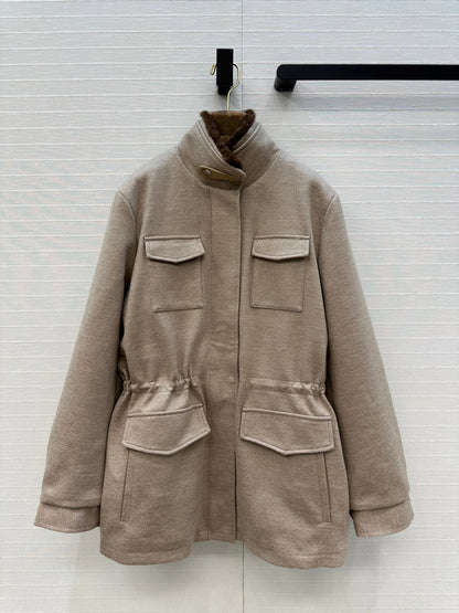 25fw mink fur jacket