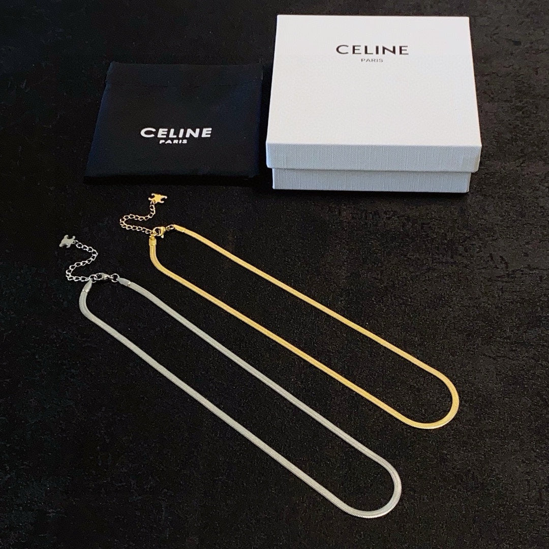 25 snake bone necklace