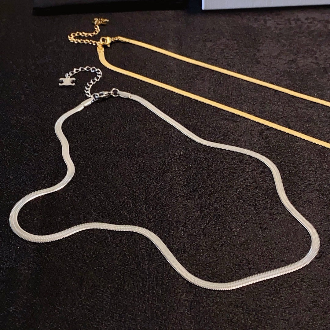 25 snake bone necklace