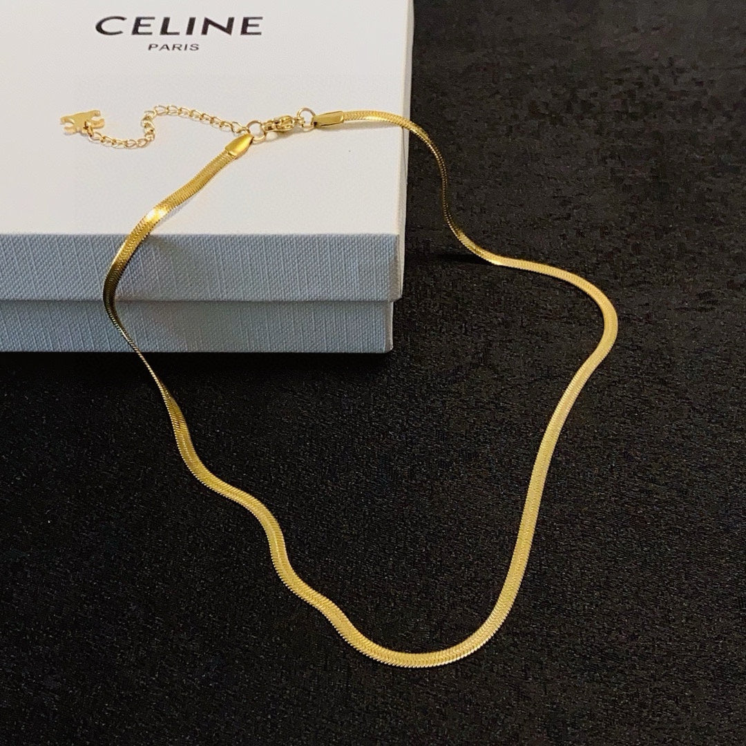 25 snake bone necklace