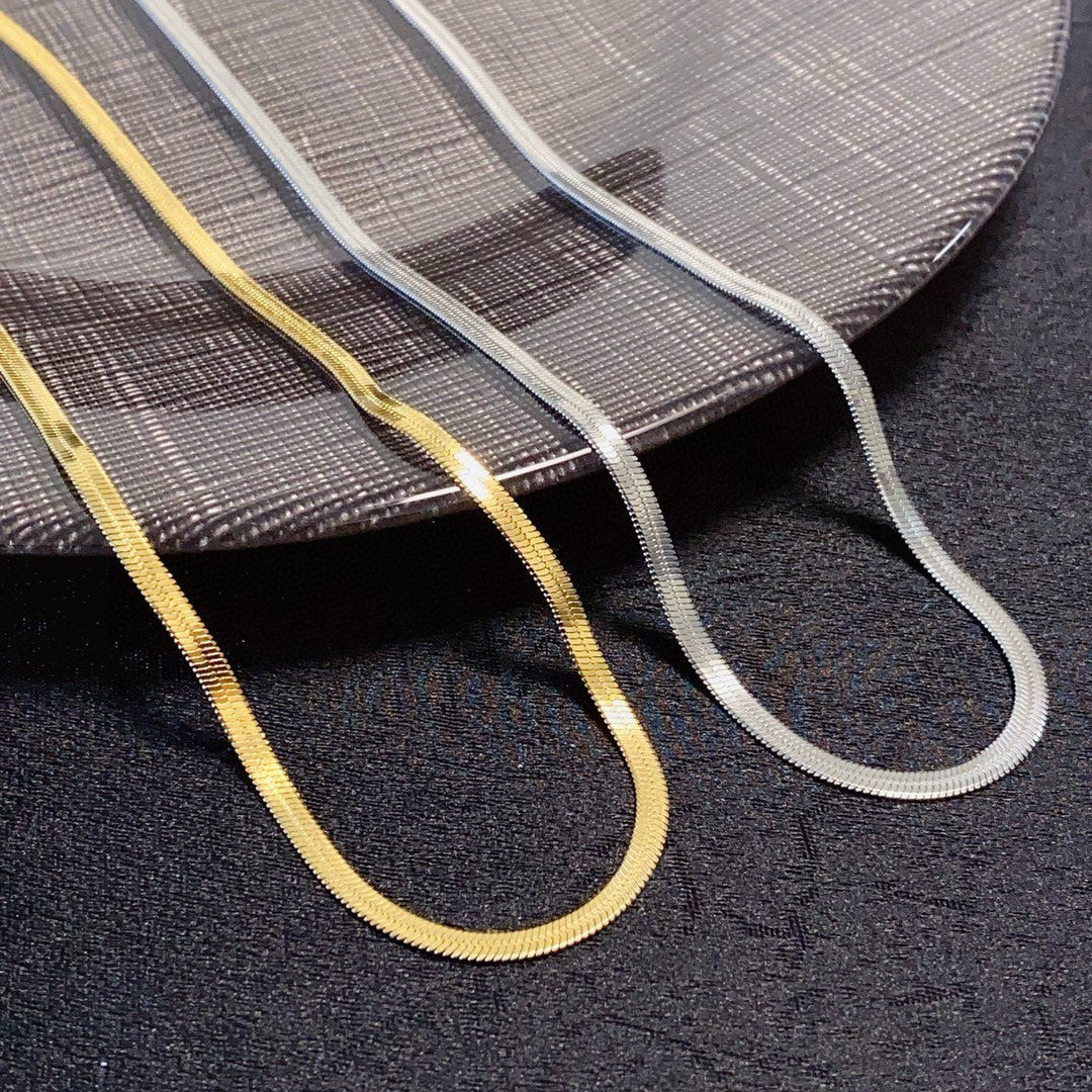 25 snake bone necklace