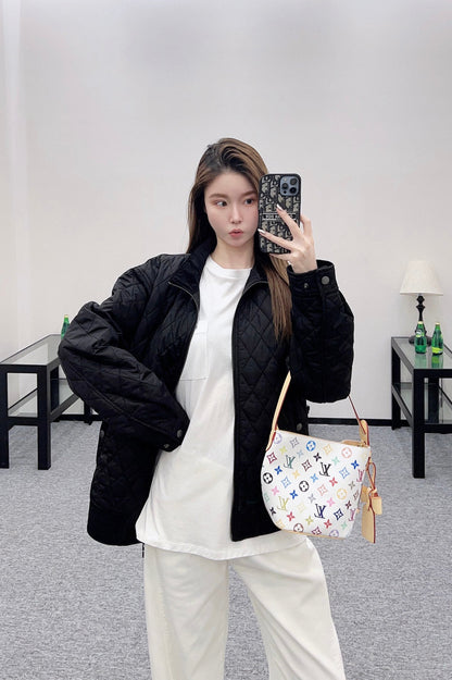 25 Plaid casual cotton jacket