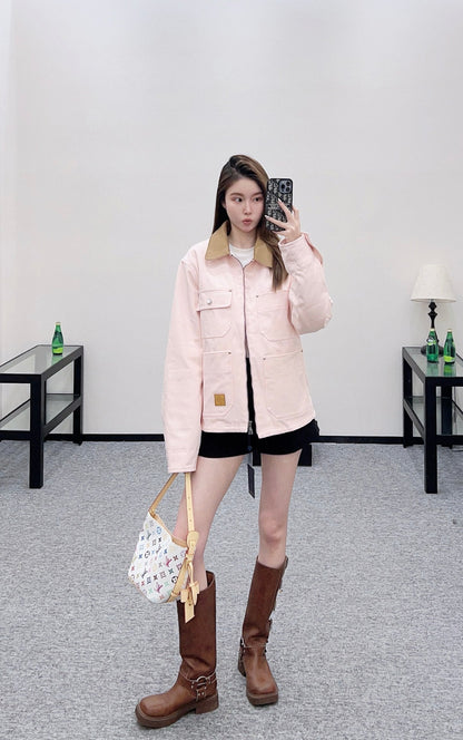 25 padded denim jacket