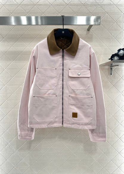 25 padded denim jacket