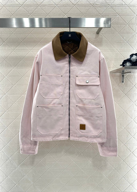 25 padded denim jacket