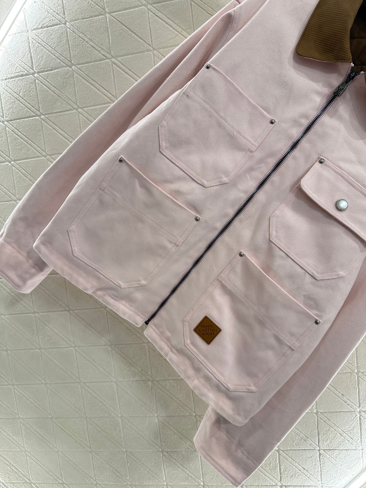 25 padded denim jacket