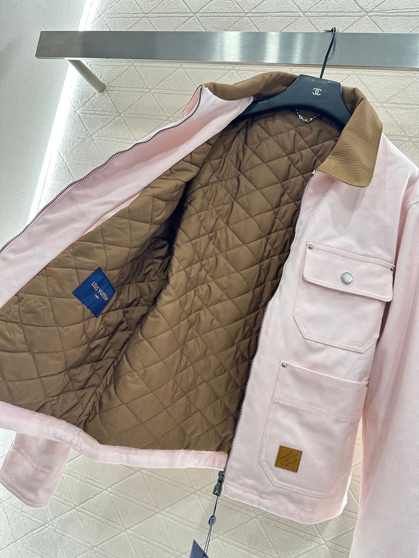 25 padded denim jacket