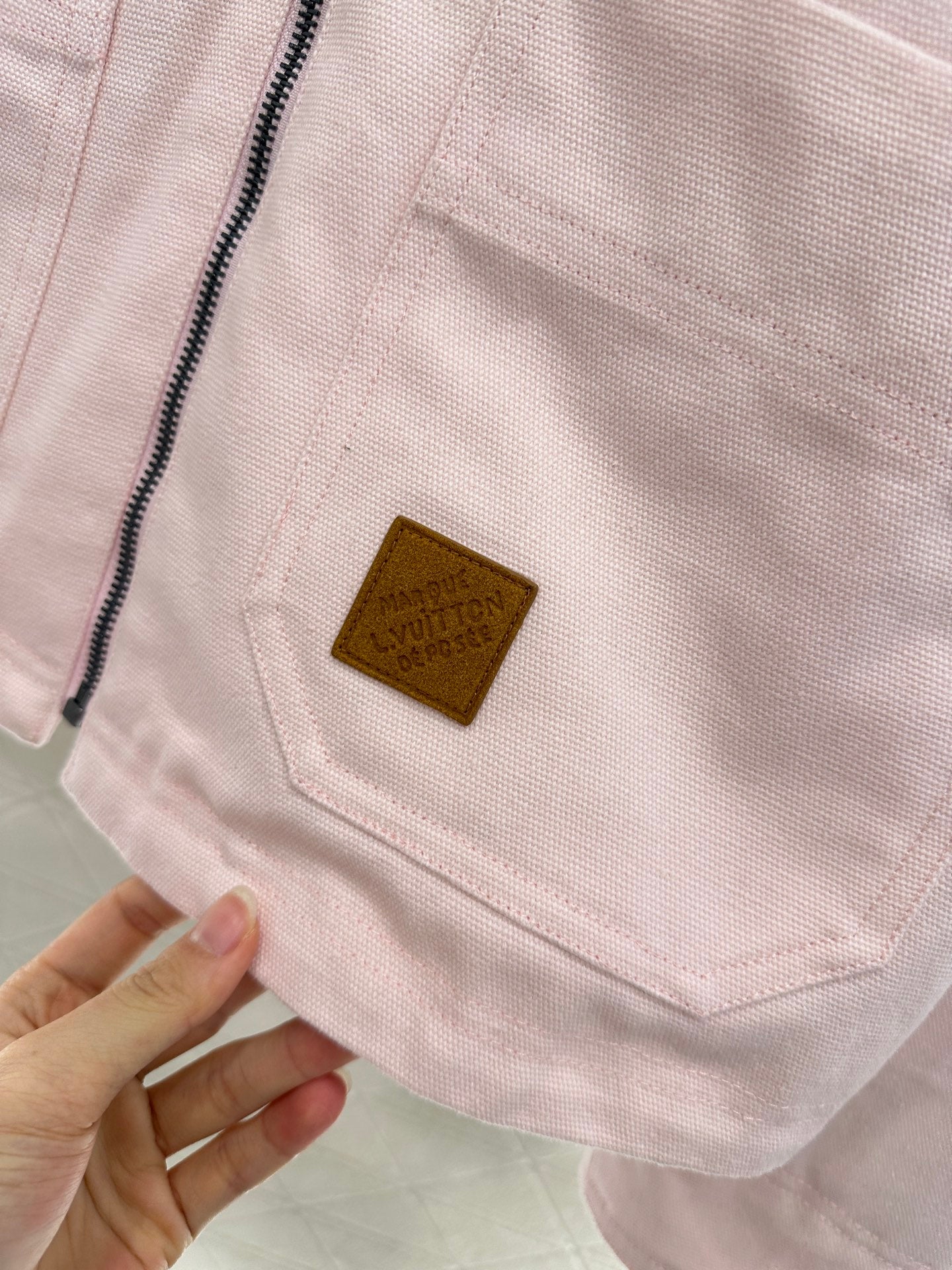 25 padded denim jacket